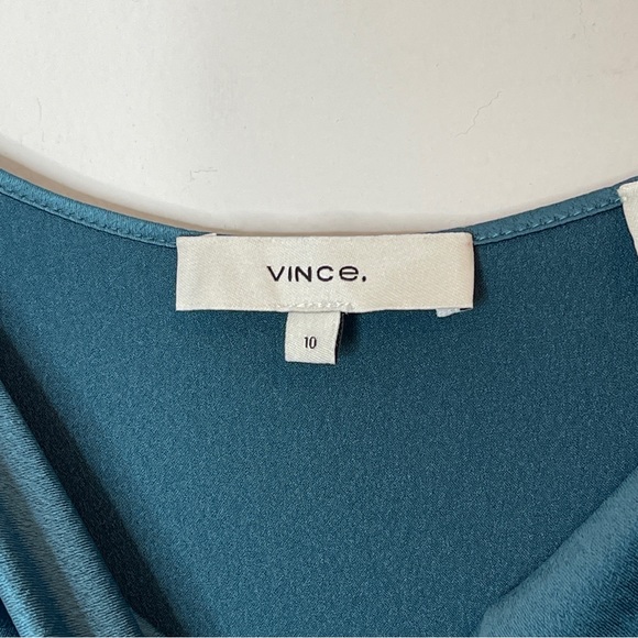 REVOLVE Vince Teal Midi Slip Dress Size 10 - Picture 3 of 5